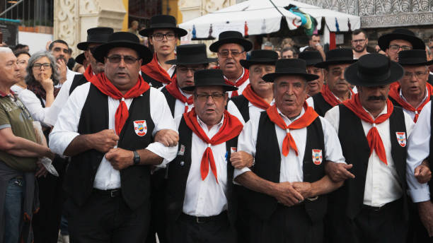 Vocal Folklore Group stock photo