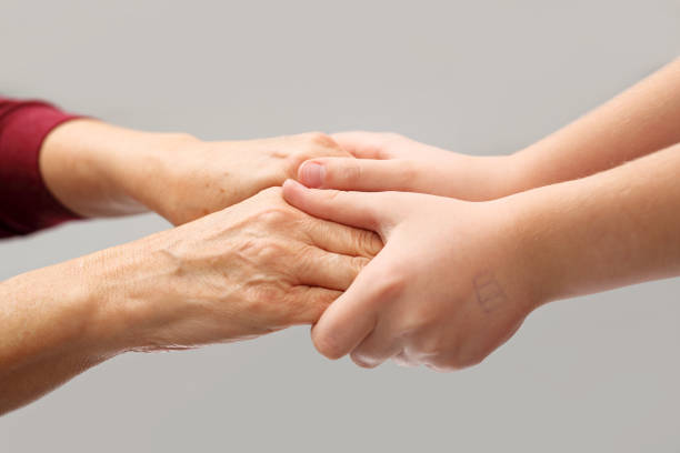 istock Caring for an elderly person. A helping hand. 1213726006