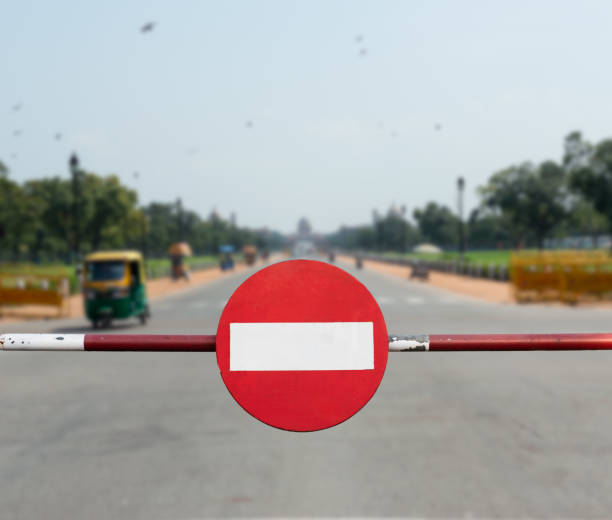 No Entry sign in New Delhi, India