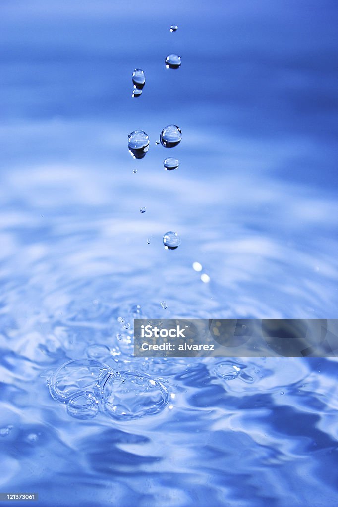 Wasser-Splash! - Lizenzfrei Blau Stock-Foto