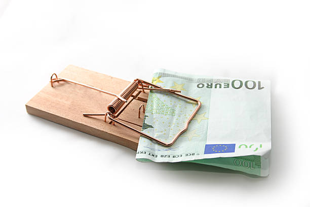 istock Your money has been trapped! 121373335