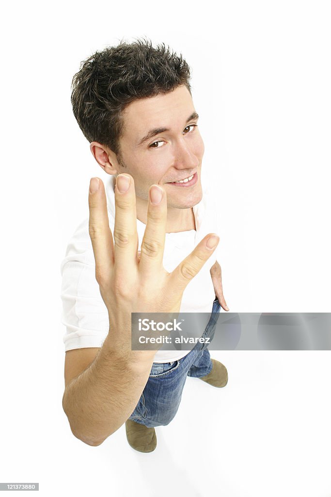 Vier fingers - Lizenzfrei Bewegung Stock-Foto