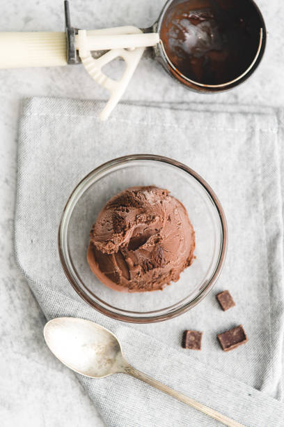 istock Scoop of Chocolate Ice Cream 1213739671