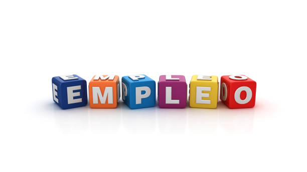 istock EMPLEO Buzzword Cubes - Spanish Word - 3D Rendering 1213744114