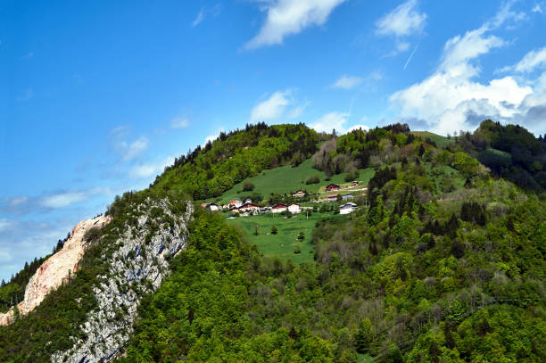 istock village in Mountains  in the Alps 1213746420