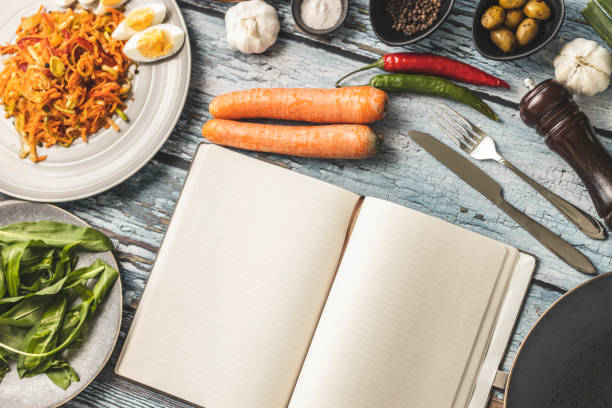 istock Cookbook and vegan food 1213748057