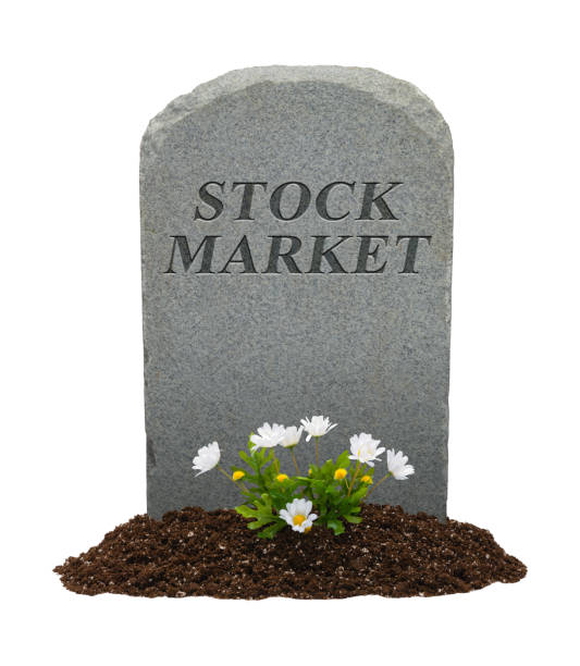 istock Stock Market Gravestone 1213748163