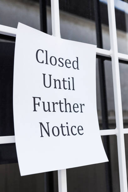 istock Coronavirus Closed Sign on Door 1213749698