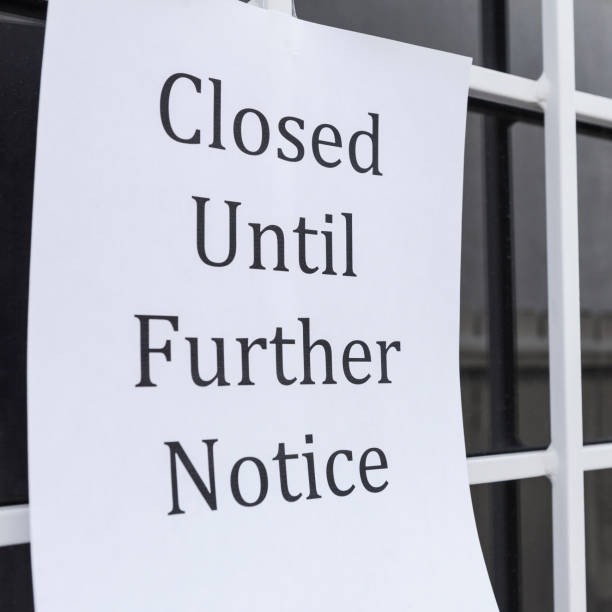 istock Coronavirus Closed Sign on Door 1213749709