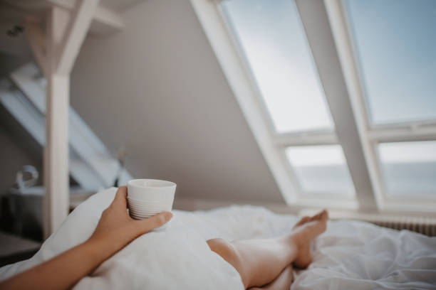 With the coffee in bed