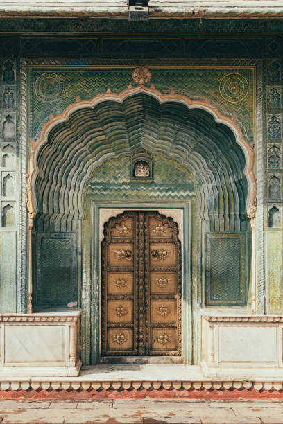 istock The green gate inside Jaipur palace 1213755999