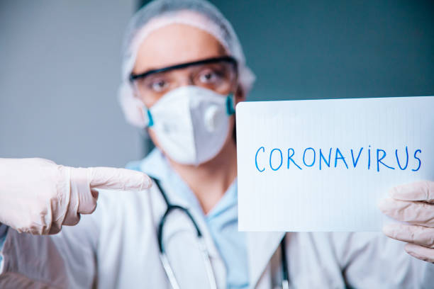 istock Concept of coronavirus 1213760241