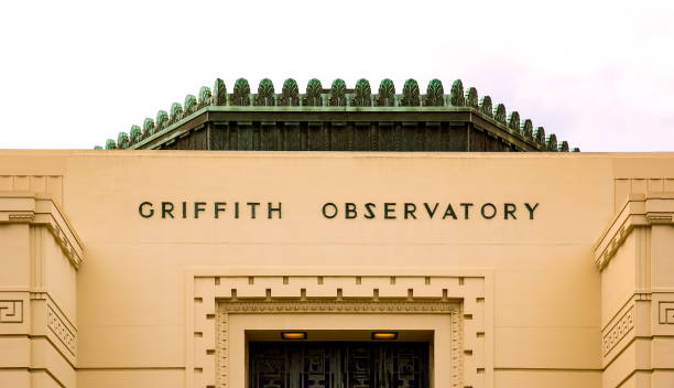 the griffith observatory, california-usa - horizon observatory foto e immagini stock