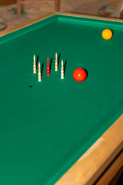 istock Corner of a carom billiard table 1213765511