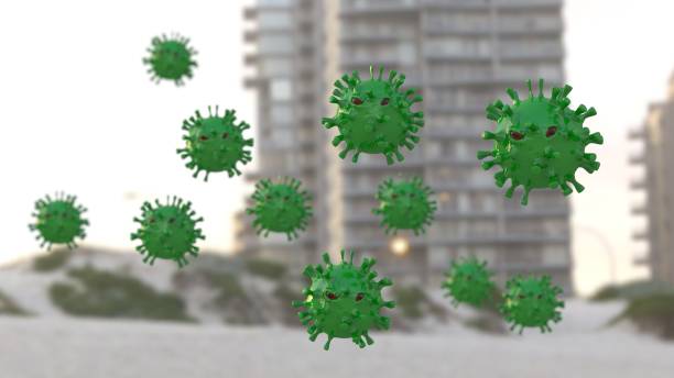 istock Microscopic Virus in the City 1213766351