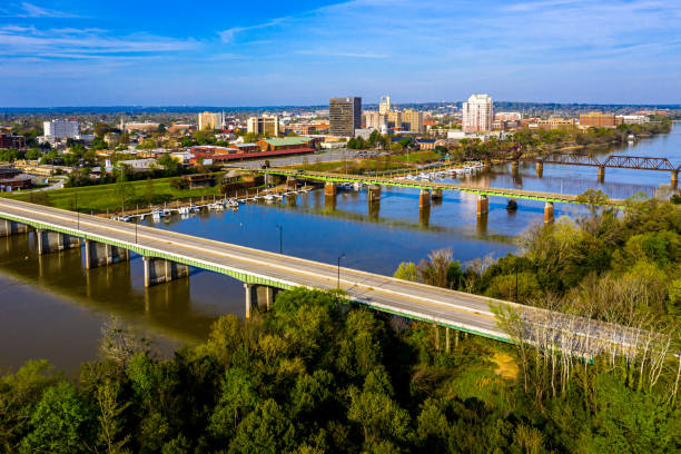 istock Drone Shot of Augusta GA 1213766566