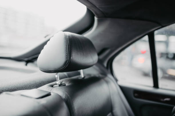 istock leather interior seats gray business car. 1213769587