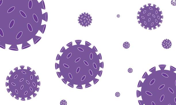 Ilustración de Brote De Coronavirus Dibujado A Mano Y Antecedentes De Gripe  Coronavirus Con Células De La Enfermedad y más Vectores Libres de Derechos  de Virus del papiloma humano - iStock