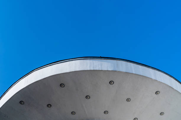 istock Architectural detail against blue sky 1213779316