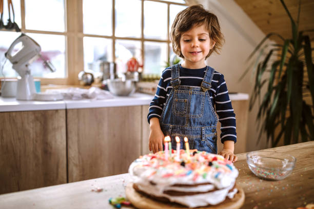 istock Making a Wish on His Birthday 1213781331