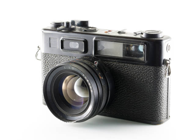 istock Vintage film camera isolated 1213790947