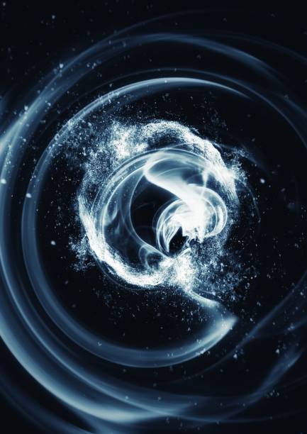 istock Abstract background of pale flames swirling 1213793438