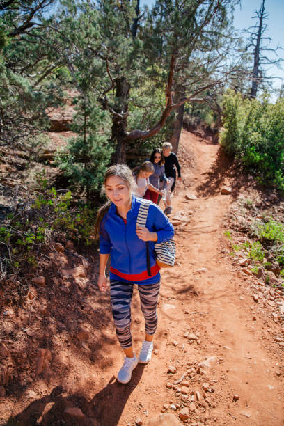 istock Best friends hiking. 1213794169