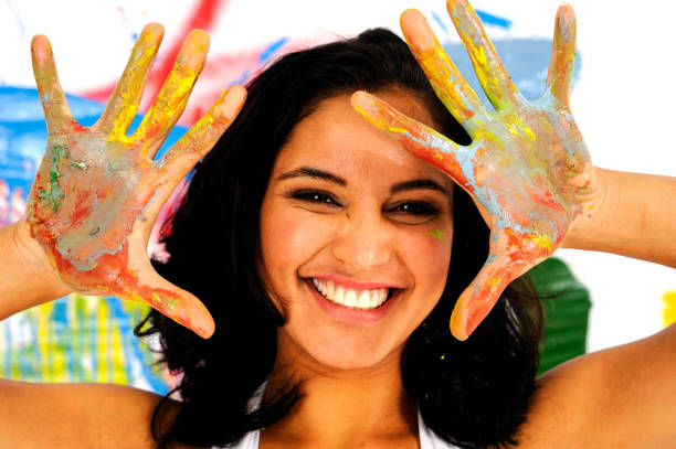 istock Joyful young woman 121379905