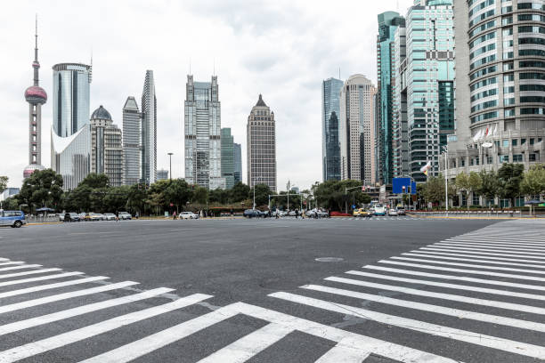 istock Modern urban landscape in Shanghai, China 1213805468