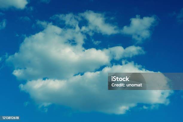 Sky With Beautiful Clouds Weather Nature Cloud Blue Stock Photo - Download Image Now