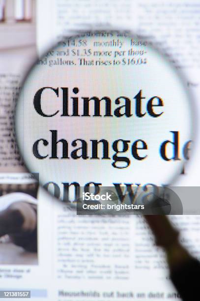 Climate Change Headlines Stock Photo - Download Image Now - Climate, Climate Change, Close-up