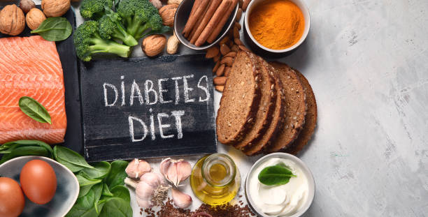 istock Healthy organic food  for Diabetes diet. 1213819082
