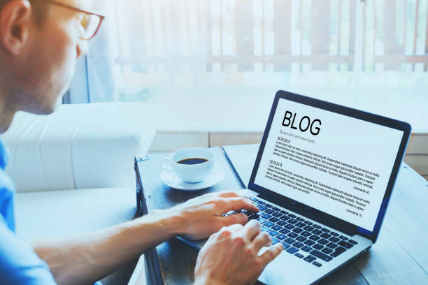 istock blog, blogger influencer writing new article, blogging 1213828845