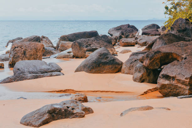 istock masoala beach with big stones, Madagascar 1213833936