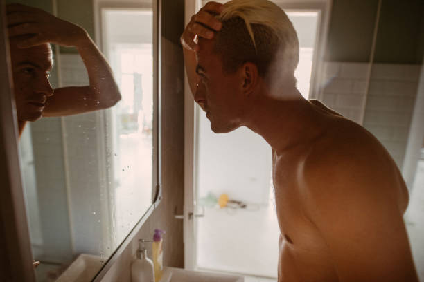 istock Male hair care 1213837638