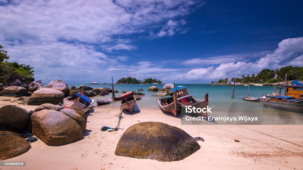 Panorama Beach Und Rock Formation Fotos Auf Der Idols Island Riau 