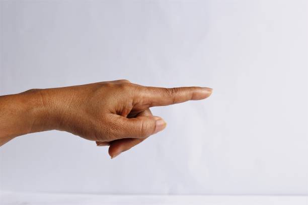 istock Index finger pointing to the . photo 1213840433