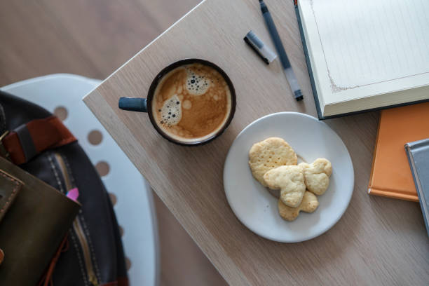 home baked cookies and coffee break