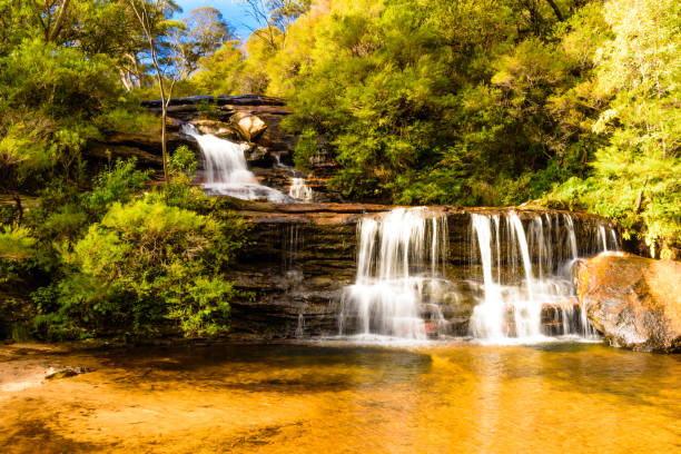 istock Small Waterfall at Blue Mountains, New South Wales, Australia 1213852801
