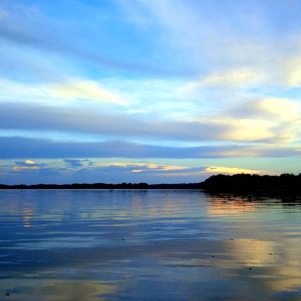 In my boat I took this shot of an evening on lake talquin in Tallahassee, FL.