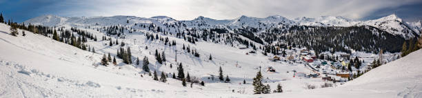 istock Planneralm skiing resort in winter,  Austrian Alps 1213856978