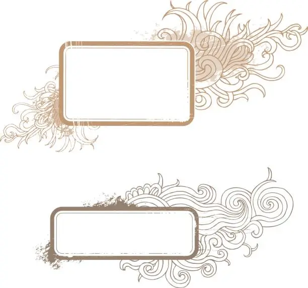 Vector illustration of Frames