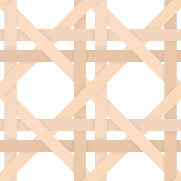 rattan hintergrund - seamless bamboo backgrounds textured stock-grafiken, -clipart, -cartoons und -symbole