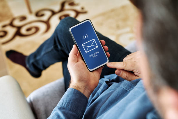 istock Businessman working at home using with smart phone 1213859125