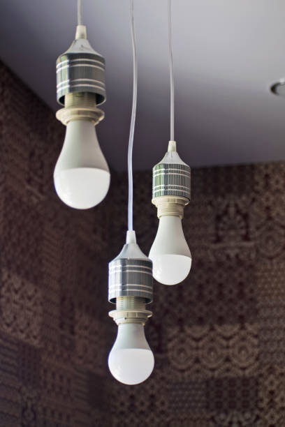 istock Some LED lamps, scientific technology. LED light bulb. Modern lamp. 1213860418