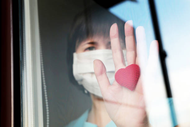 istock Quarantine during the coronavirus epidemic, infected patient 1213865750