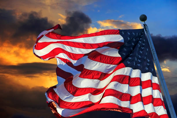 istock American flag against the sky 1213873135