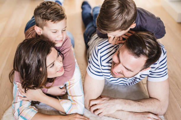 istock Family at home 1213875393