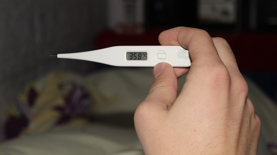 Body temperature measurement sick corona virus covid 19