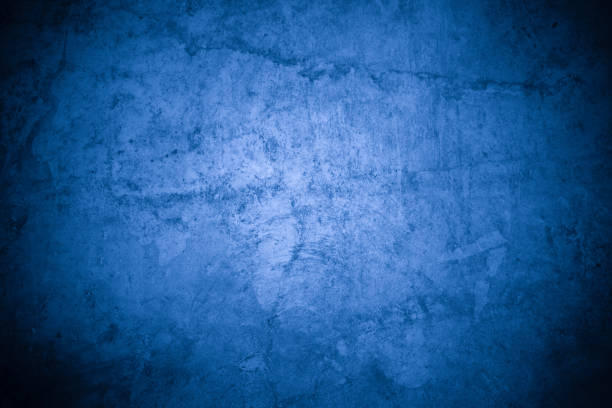 istock Old wall pattern texture cement blue dark abstract  blue color design are light with black gradient background. 1213879408